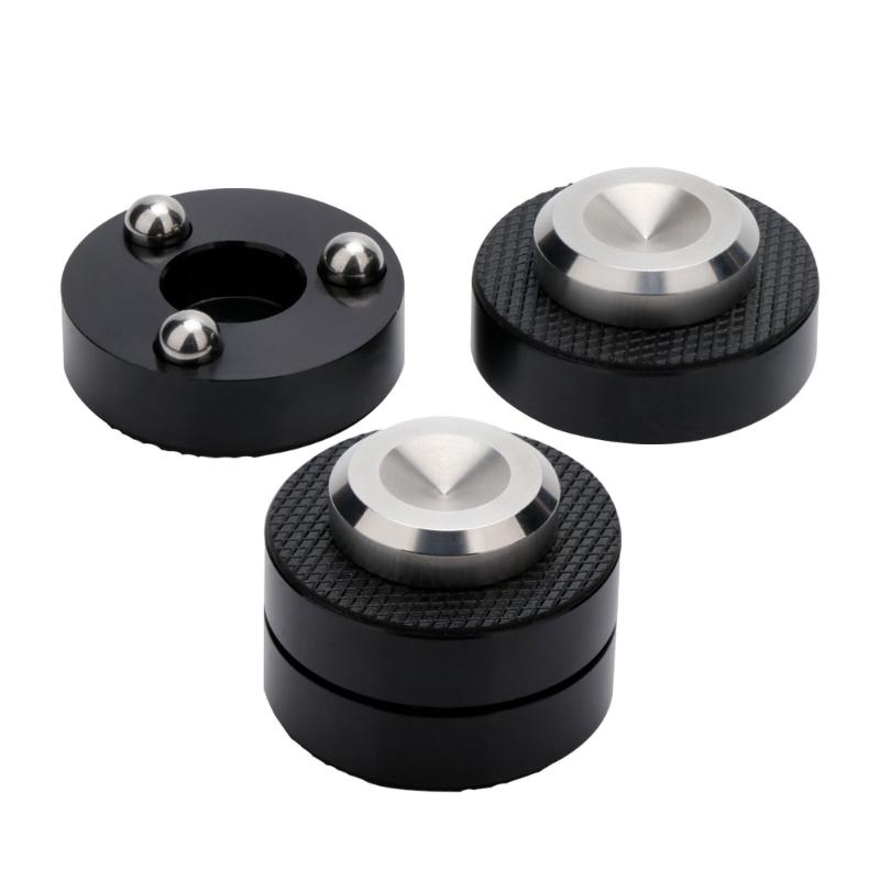 39x29mm Shockproof Speakers Spikes Base Pad Set of 4 Isolation Feet Pad Elevates Sound Responses