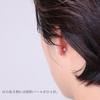Hypoallergene 6mm Pave-Kugel Harz-Ohrringe für Gestochene Made in Japan [R-days Daikanyama] Nicht-Gestochene Frauen, Ohrringe, Schmerzlos, Schlicht, Stilvoll,