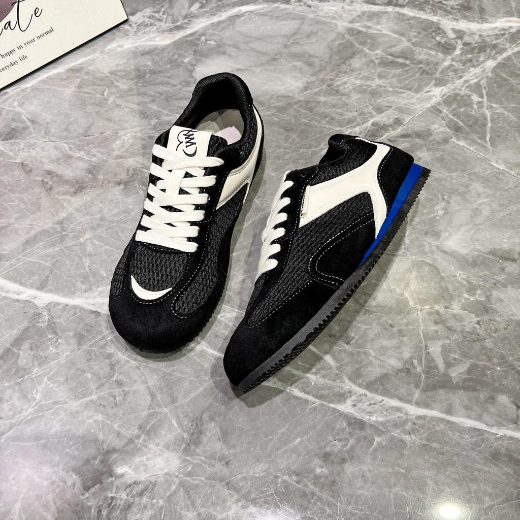 2025 New Mesh Breathable Soft-soled German Training Shoes Women's Soft-soled Forrest Gump Shoes Early Autumn New Casual Sports Shoes
