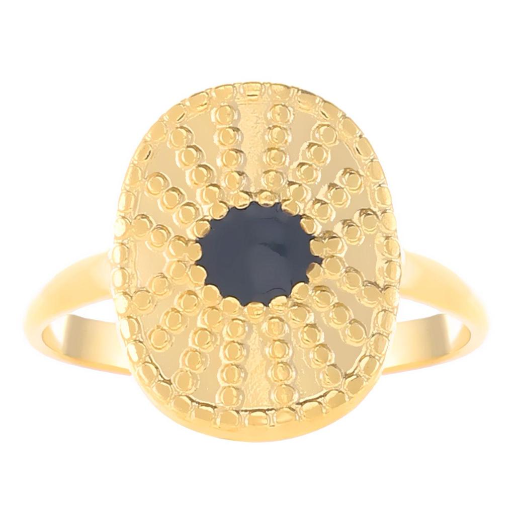 High-End Edelstahl Blumen- & Seestern Offener Ring für Damen