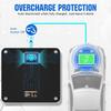 ECO-WORTHY 10W 12V Car Battery Maintainer, Portable Solar Maintenance Charger with Cigarette Lighter or Crocodile Clips for RVCampi