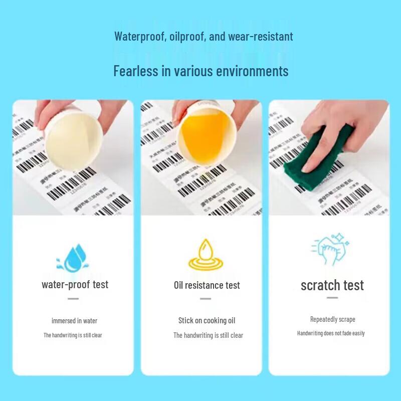 Matte Silver PET Label Paper for Warehouse Management