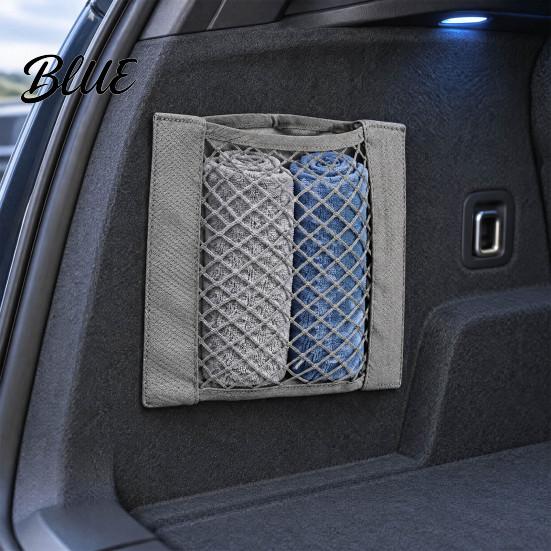 Hanging Mesh Organizer Capacity Elastic Trash Storage Wall Mounted for Closet Net Large Retractable Adhesive