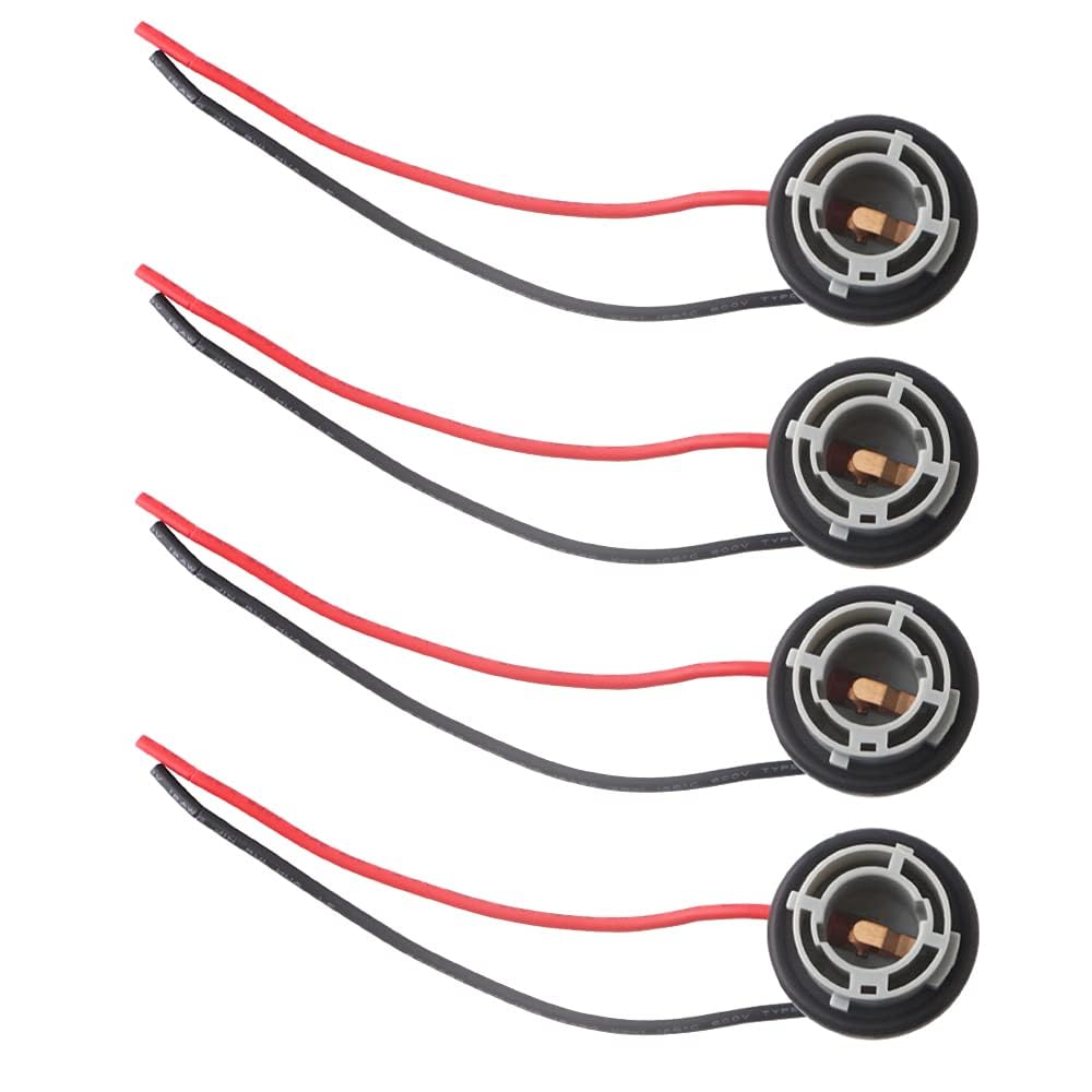 Qasim S25 Single Socket 1156 (BA15S) 180 Degree Turn Signal Headlight Tail Lamp Coupler