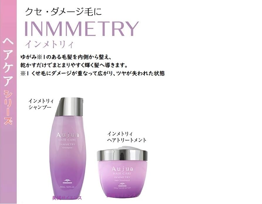 Salon Aujua IY Inmetrie Shampoo 1800ml and Treatment Salon Made In Japan 1800 [Beauty Exclusive] 1800g, Exclusive, (Treatment Only)