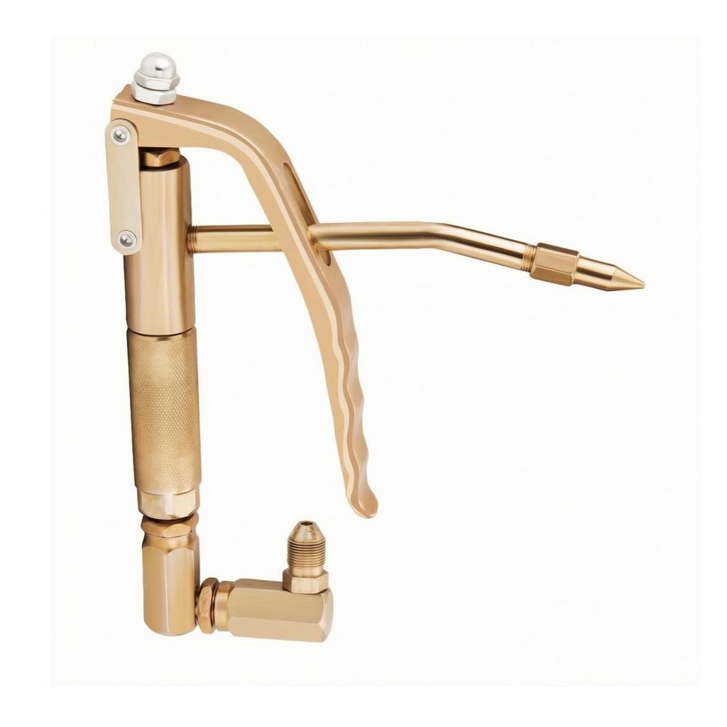 Angled Oil Head with Nozzle | Professional, Heavy Duty, for Machinery Maintenance Universal Iron Gun