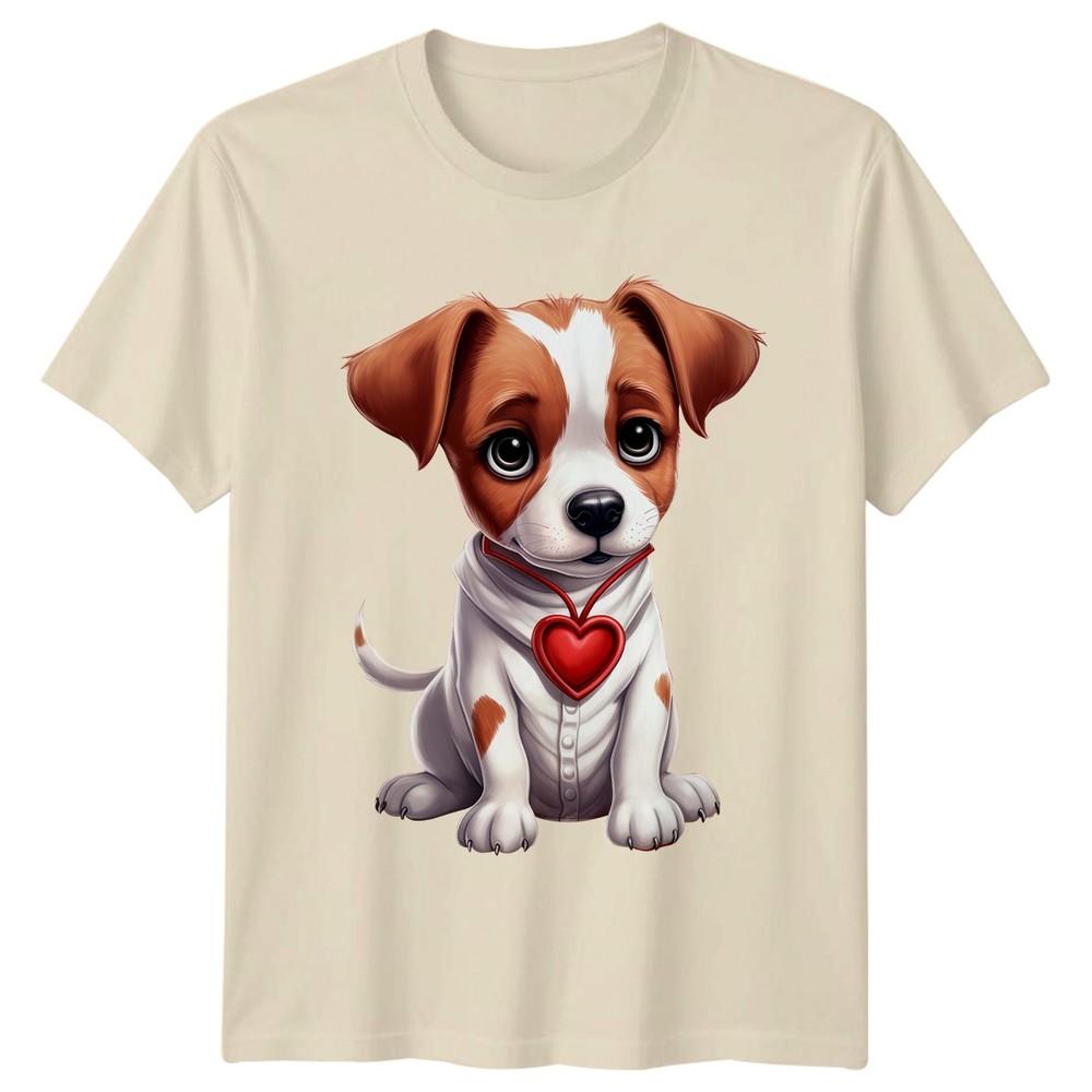 Puppy Dog Love Heart Animals Unisexs TShirt Unisexs Tee Graphic Unisex Top