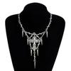 Minimalist Silver Cross Chain Necklace With Alloy Material For Men And Women