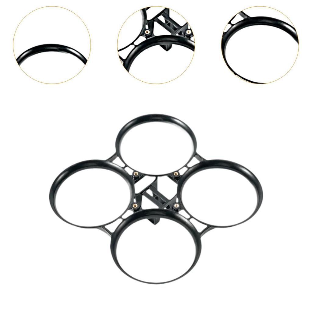 Brushless Whoop Frame DIY Parts Easy to Install for 1.7 inch Quadcopters PA12 Thickened Material for 45mm Propellers Lightweight