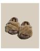 Wear Mao Mao drag girl 2025 autumn and winter new fashion fairy wind lamb wool platform slippers cross home