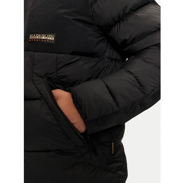 Зимняя куртка Napapijri Moesa NP0A4I1R, черная, стандартного кроя