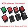 KCD4 Rocker Switch: 16A, 250V, 4/6 Pins, 2/3 Positions, with Lighted Reset Button