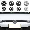 Car 135mm 110mm Front Grill Emblem Rear Trunk Lid Badge For Volkswagen Golf MK6 2009 2010 2011 2012 Replacement Auto Accessories CWX1