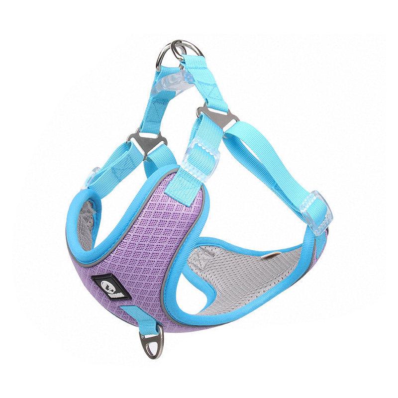 Adjustable Reflective Shiba Inu & Corgi Harness: Anti-Pull Leash Vest for Medium to Large Dogs