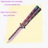 Samolepka na auto 10 stylů Butterfly Knife Osobní nálepka na auto Legrační 3D DIY škrábací obtisk 13 cm X 13 cm