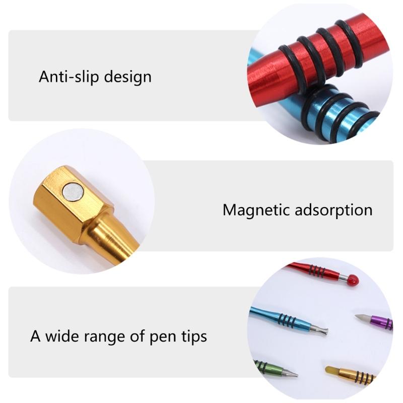 5pcs Paint Friendly Auto Body Dent Correction Fixing Pen In Various Color Ideal For DIY Car Maintenance Paint Protective