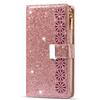 Portafoglio Lussuoso Carino Scintillante Slot Carte Custodia Telefono Per Samsung S26 Ultra S25 Plus S24 S23 A36 A56 Flip Copertura Magnetica Forte