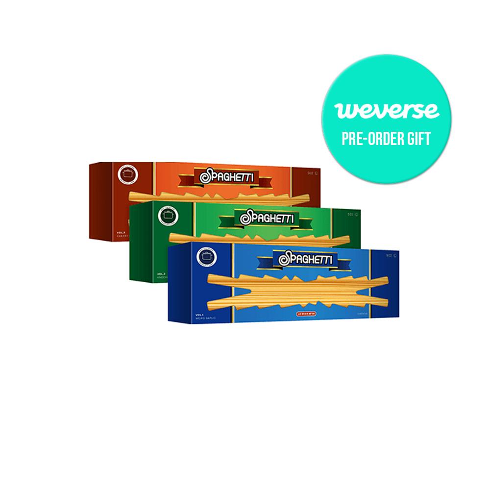 

[Предзаказ] LE SSERAFIM - SPAGHETTI (1-й сингл) SET+Weverse