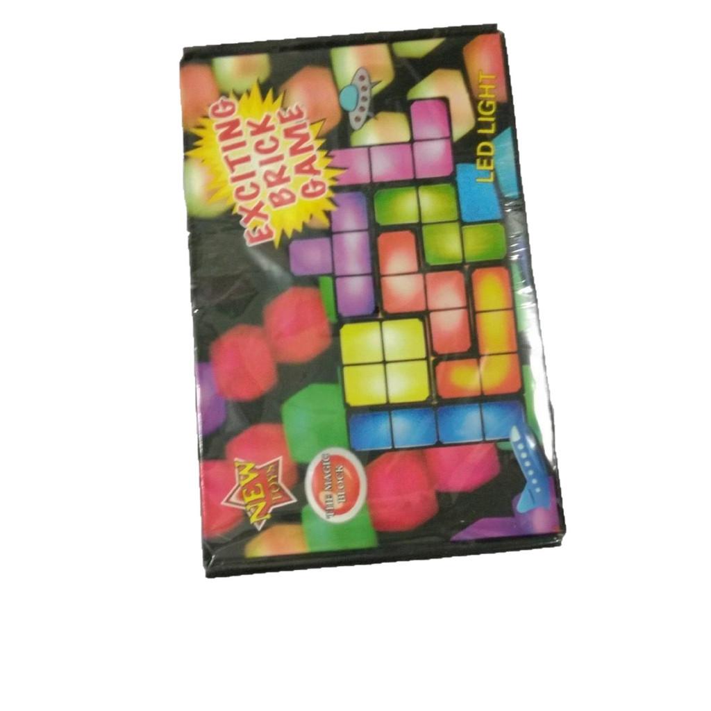 Tetris Led Night Light With 7 Colors Creative Stacking Block For Bedroom Decor
