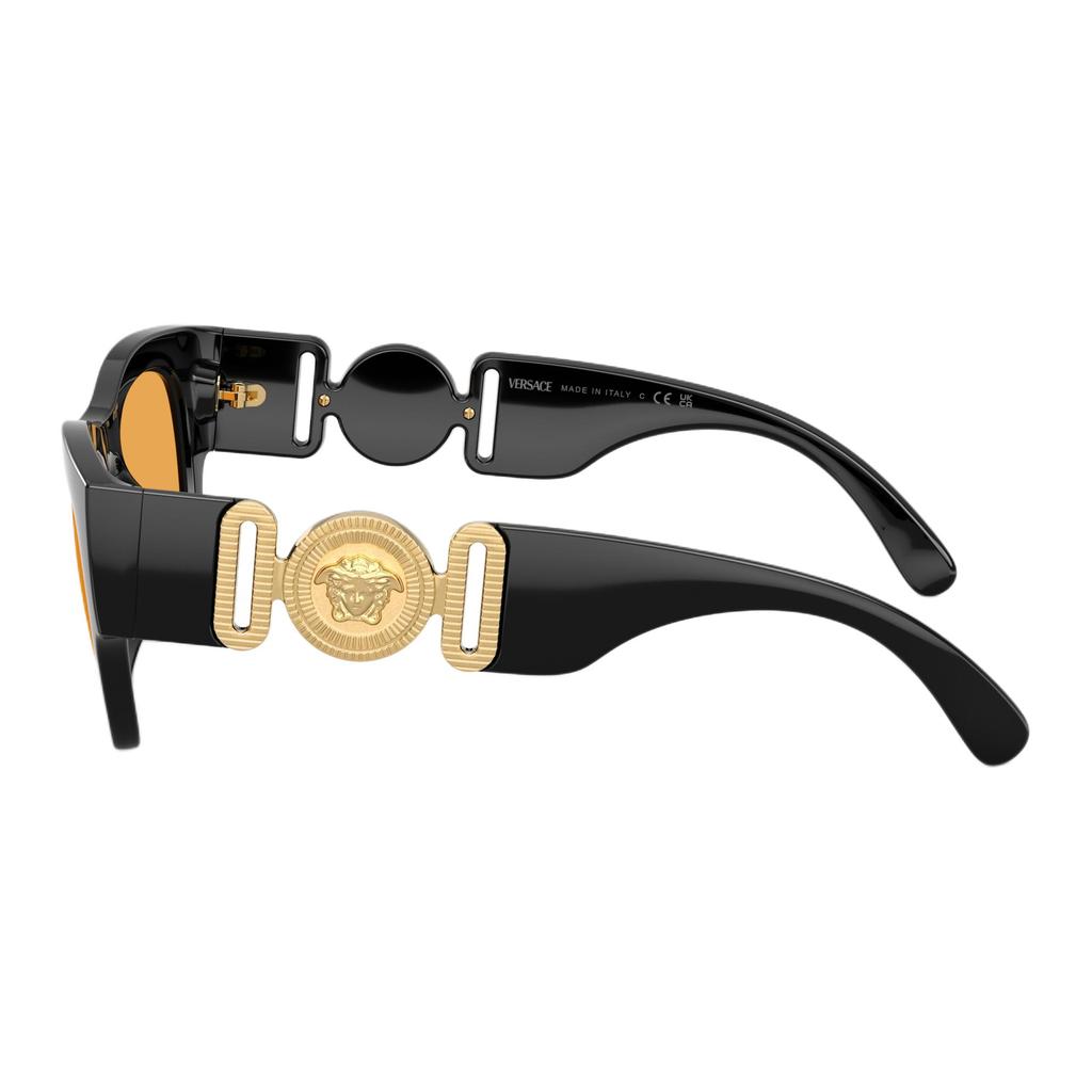 Versace Medusa Logo Design Square Sunglasses Unisex sunglasses Black 0VE4479U-GB1/7