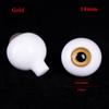 Cute Blue Gold Glass Eyes 2 Colors DIY Doll Making Crafts New Textured Glass Eyeball  For BJD Dolls