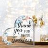 Thank You Heart Keepsake - Inspirational Office Gift for Coworkers & Teachers