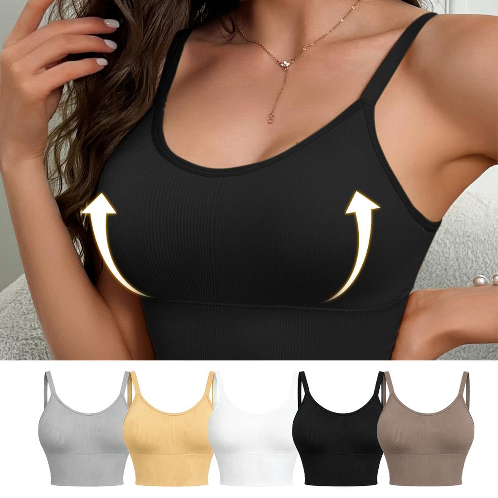 Damen-Camisole-Tanktop mit verstellbaren Spaghettiträgern zum Lagenlook