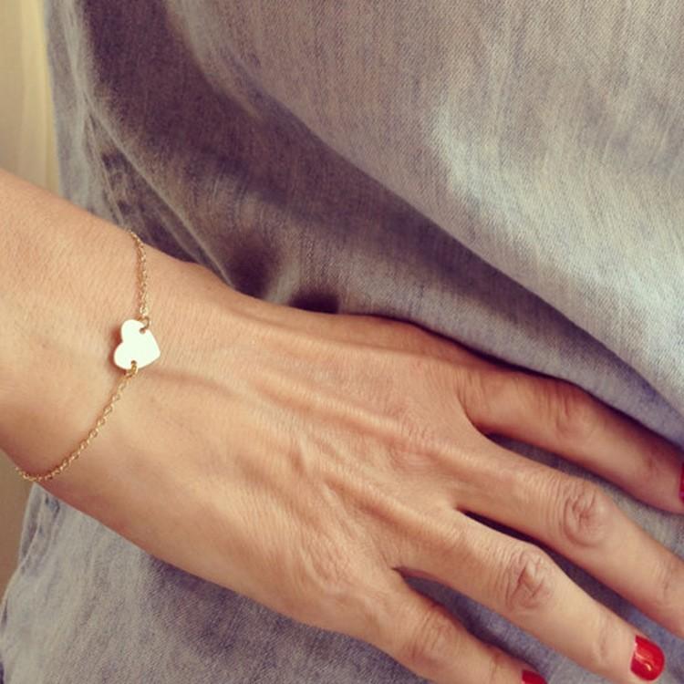 

Браслет-ланцюжок із серцем ISSA Plus Universal срібний