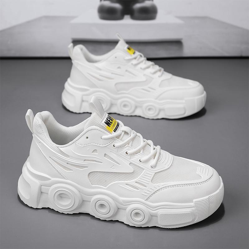 22 new thick-soled heightened breathable dad shoes non-slip student sneakers thin 39