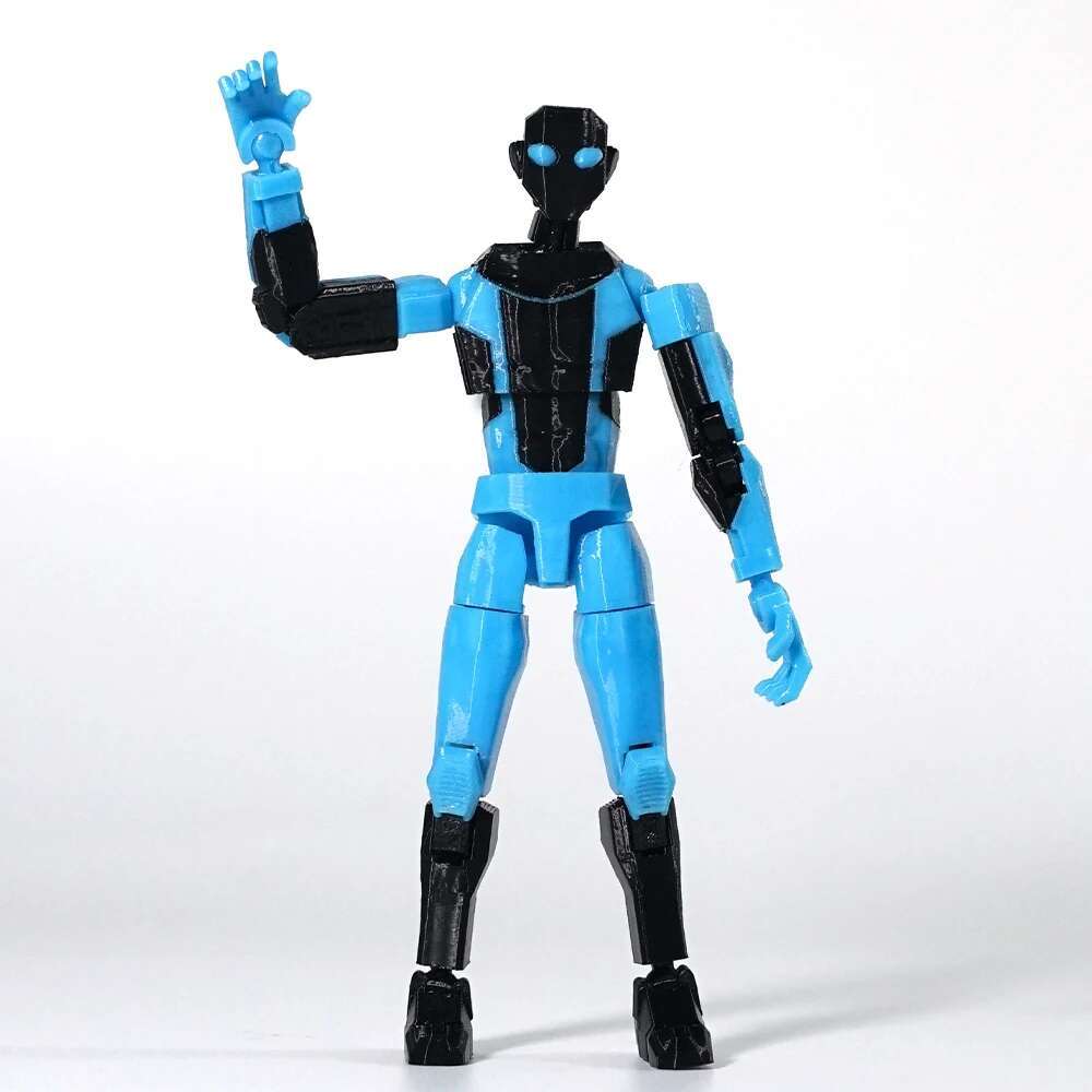 3D-gedruckte Superhelden Unbesiegbar 2.0 Anime Mehrgelenkige Shapeshift-Spielzeuge Actionfiguren Mannequin-Modell Ornamente Geschenke