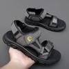 Hot Selling Summer Men Sandals Mens Casual Shoes Outdoor Men Leather Sandals Comfortable Versatile Breathable Walking Shoes