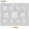 Amaoe SSD1 BGA Reballing Stencil Template For DDR SSD NAND Memory IC BGA96 BGA136 BGA152 BGA132 BGA272 BGA316 BGA100 T=0.2MM