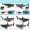 Realistic Giant Tooth Shark Ocean World Model Toy For Educational Marine Life Fun