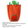 Rabbit Hay Feeder Less Waste Large Capacity One Hole Chinchilla Hanging Hay Bag Food Dispenser Pet Supplies