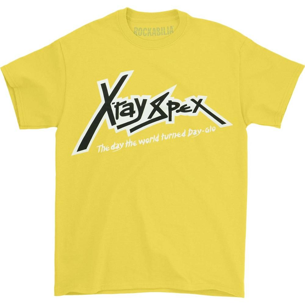 

Men s X-Ray Spex XRS Logo Yellow Tee T-shirt Yellow 4XL