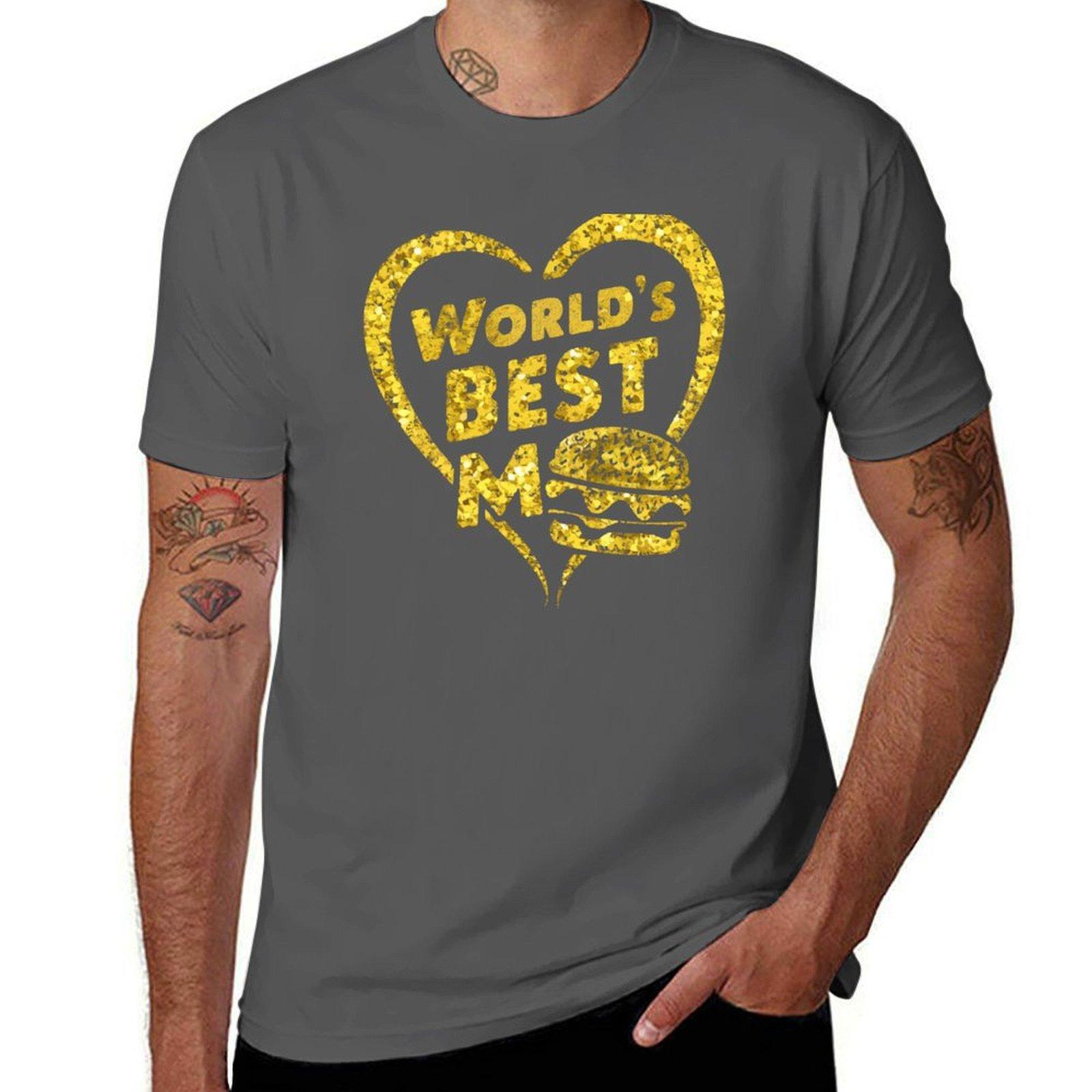 

Mothers Day Gift World s Best Mom Funny Mom Gift T-Shirt men t shirt cotton 100% T-Shirt 4XL