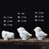 Cute Pure White Porcelain Chicken Figurines  Cute Animal Statue  Home Decoration  Bonsai Micro Landscape  Small Ornaments