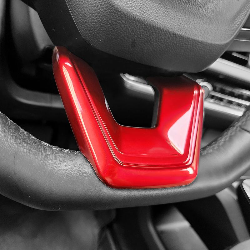 For Chevrolet Equinox 2025 2026 Red Car Steering Wheel Handle Frame Cover Trim  Automotive Interior Accessories