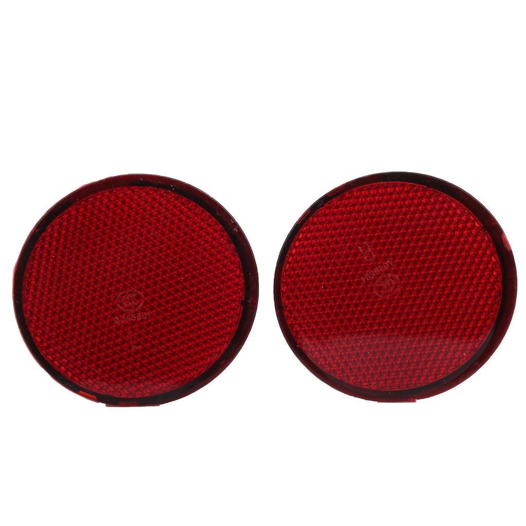 2 STK Bakre Støtfangerreflektor Rund Rød Automodifisering Passer for Nissan QASHQAI 2007‑2015