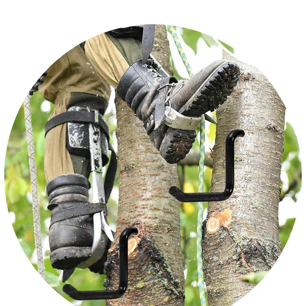 Tree Stand Steps 20.7cm/8.15 inches Climbing Tree Stand 705lbs Self-Tapping Screw Mount Slip-Resistant Climbing Tree Stand For