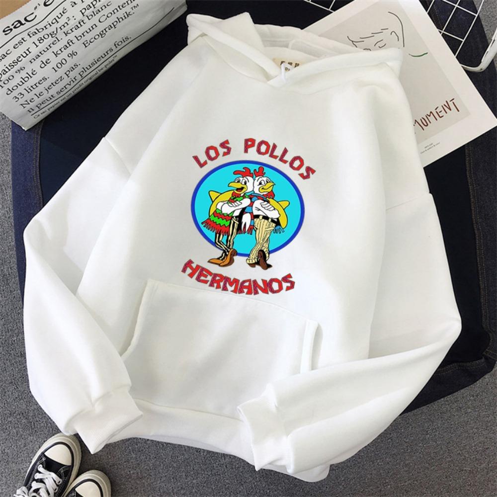 LOS POLLOS Hermanos Film für Frauen Hoodie Lustiges Chicken Brothers Sweatshirt Übergroße Männer Hoodies Pullover Hip Hop Streetwear