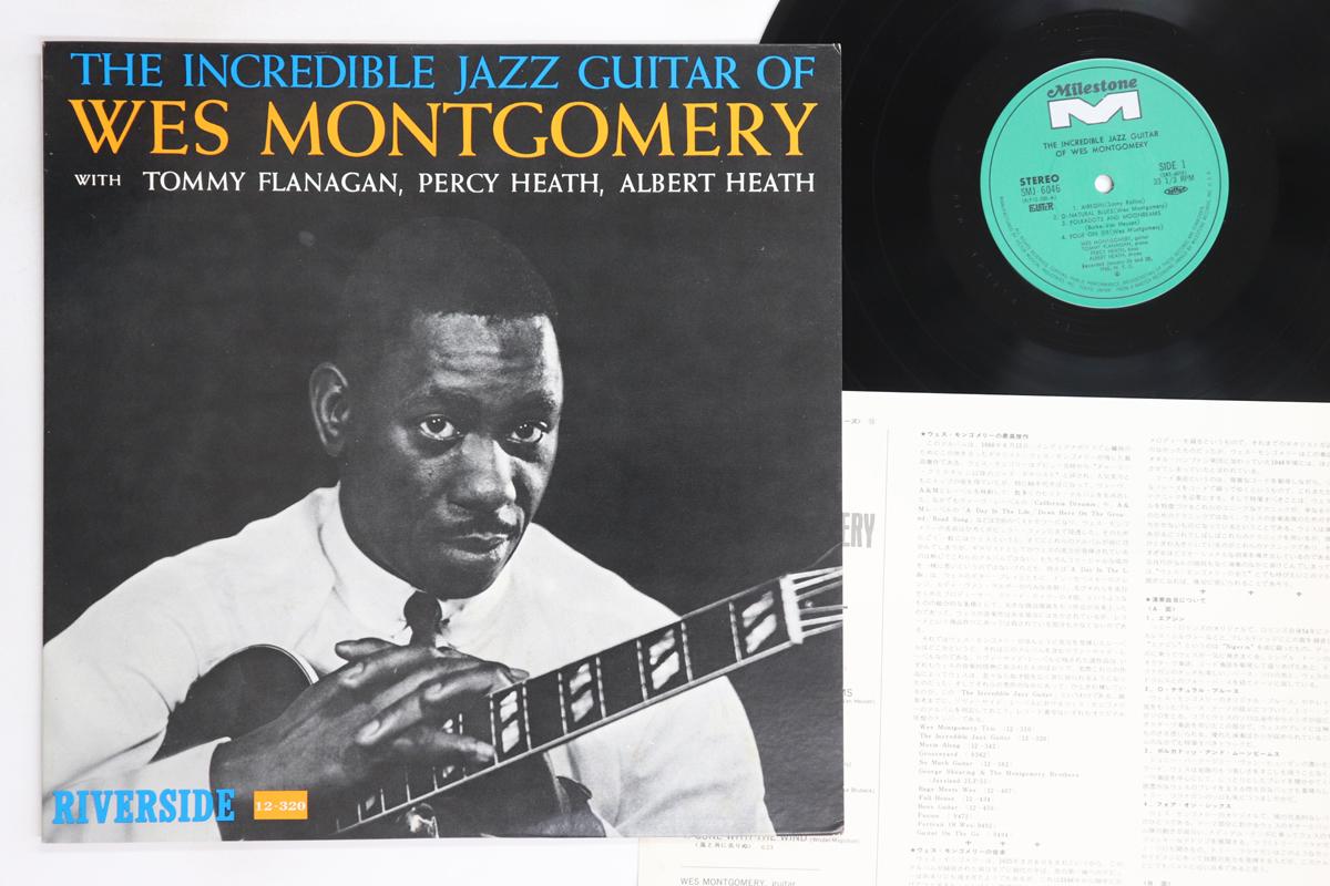 

LP Record WES MONTGOMERY - Incredible Jazz Guitar Of Wes Montg SMJ6046 MILESTONE 1974 Japan Jazz Used