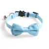 New Pet Dog Collar Solid Color Macaron Suede with Bow for Cats and Dogs  Dog Accessories for Small Dogs Dog Harness Dogs Leash