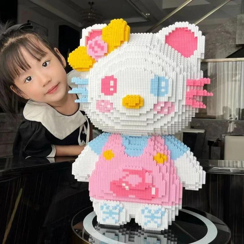 Teddy Bear Small Particle Three Dimensional Assembly Building Blocks Children's Puzzle Toys Gift Ornament