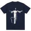 Summer Vintage Fashion Unisex Women ONeck Tshirt Jesus and Raccoon Funny Christian Graphic Tshirt Oversized Cotton Casual Tshirt