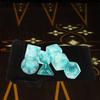 Acrylic Polyhedral Dices Set Toys D8 D10 D12 D20 with Pouch for DND RPG Role Playing Board Game
