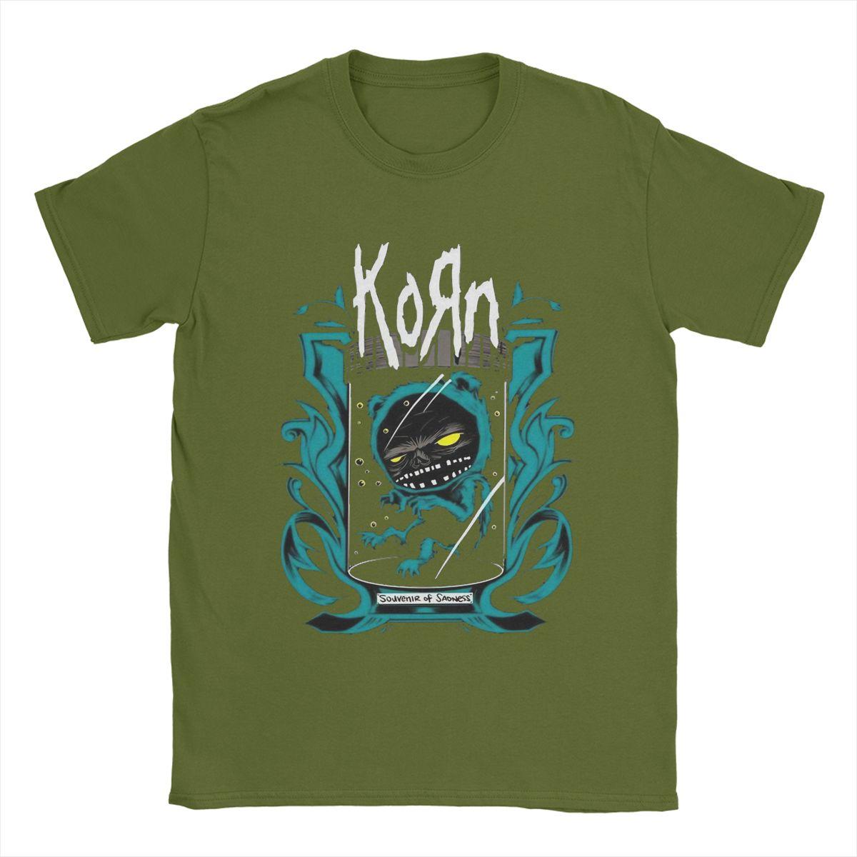 

Korn Band Rock T Shirt Men Cotton Novelty T-Shirt Crew Neck Tee Shirt Short Sleeve Clothing Original 4XL