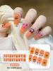 20 Pcs Halloween Christmas UV Semi Cured Gel Nail Stickers Self Adhesive Long Lasting Popular Nail Art Wraps