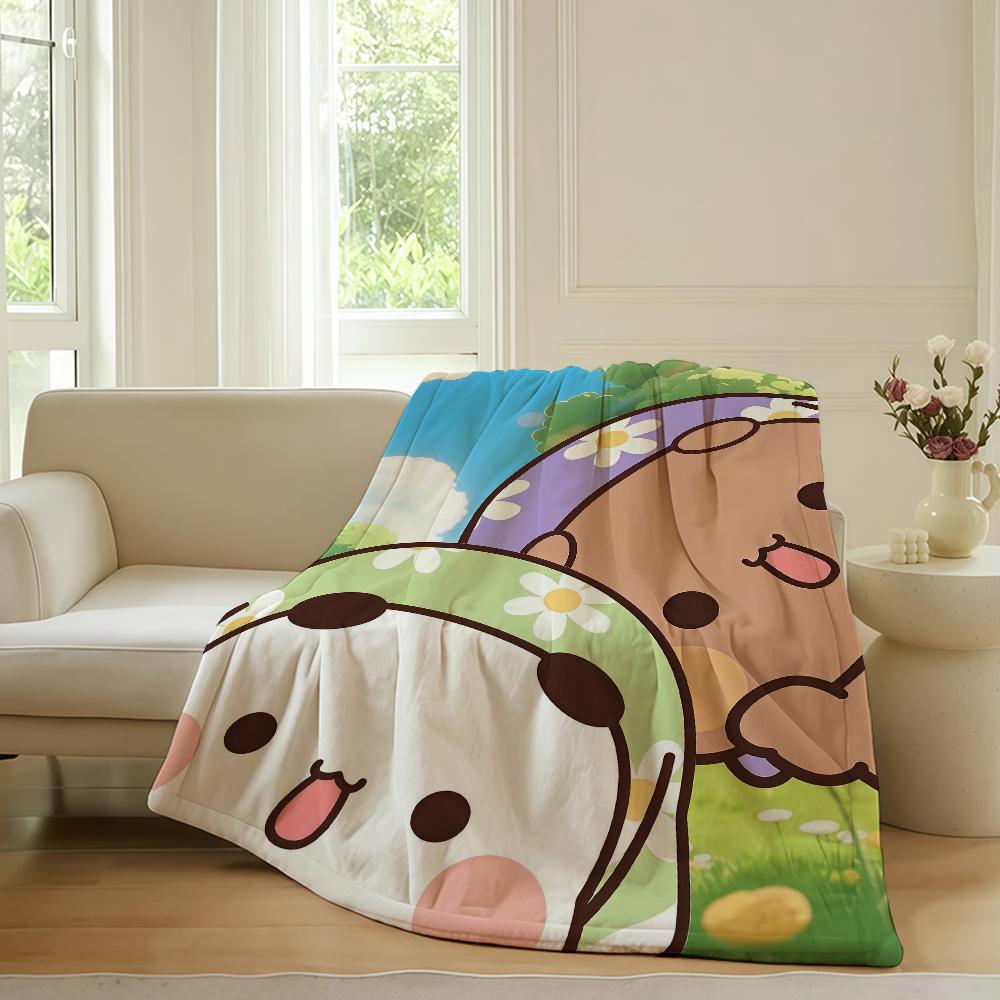 Cartoon cute Bubu Dudu Blanket For Sofa Office Bed Plane Travel Sleep Read Relax Camping Soft And Warm