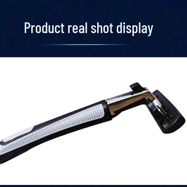 Gillette Six-Layer Manual Razor Blades for Beard Shaving - Old-Fashioned Shaving Style